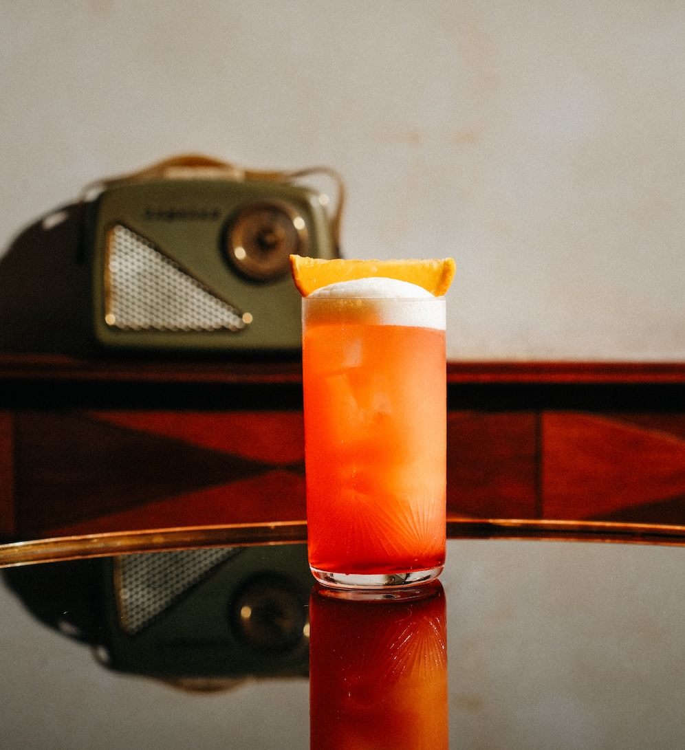 Italian Aperitivo Cocktails Garibaldi cocktail