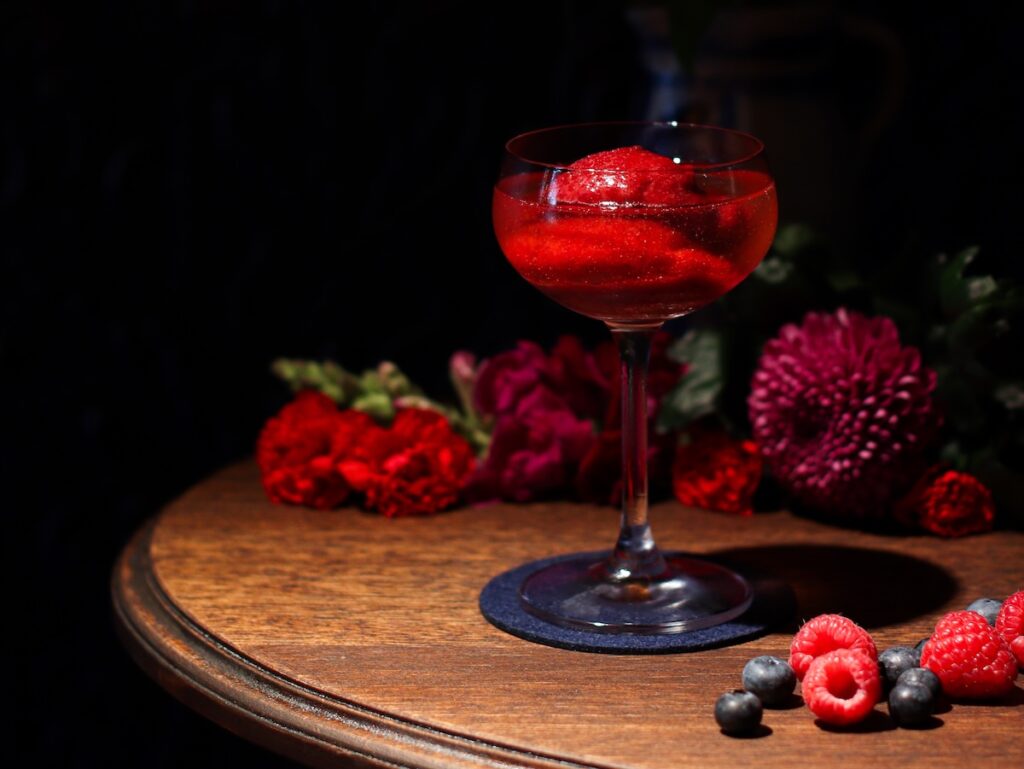 Creative Ice Cocktails Are the Trend of 2025 Rosalia_s Menagerie Midsummer Sgroppino landscape