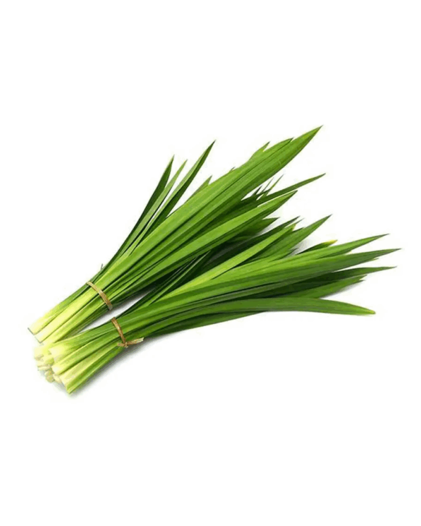 Fresh green pandan leaves used as an unusual cocktail ingredient adding vanilla and coconut notes.